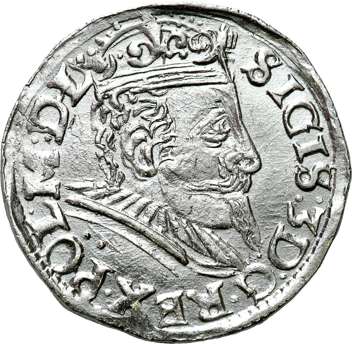 Zygmunt III Waza. Trojak (3 grosze) 1597, Poznań - ŁADNY